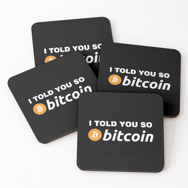 Item preview, I TOLD YOU SO BITCOIN designed and sold by MKThock.
