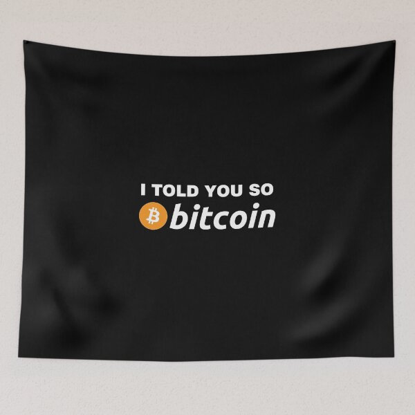 Item preview, I TOLD YOU SO BITCOIN designed and sold by MKThock.