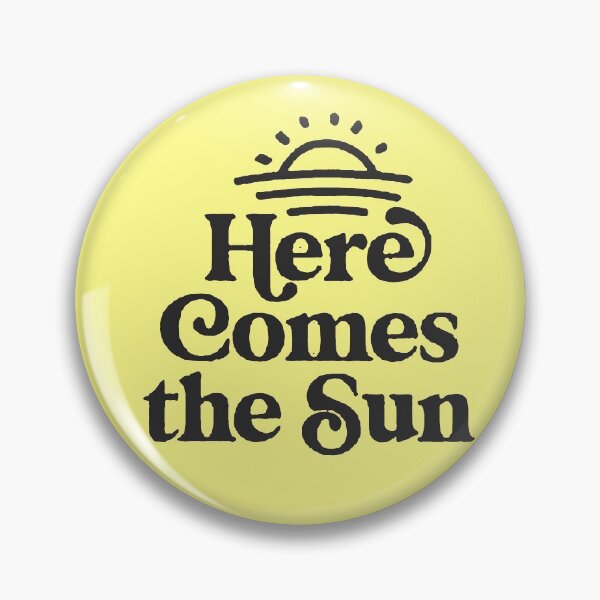 Item preview, Here Comes the Sun Print, Instand Download, Sun Art, Printable Wall Art Quote, Quote Wall Art, Orange Art, Printable Quote, Sunshine Art  designed and sold by FirSen.