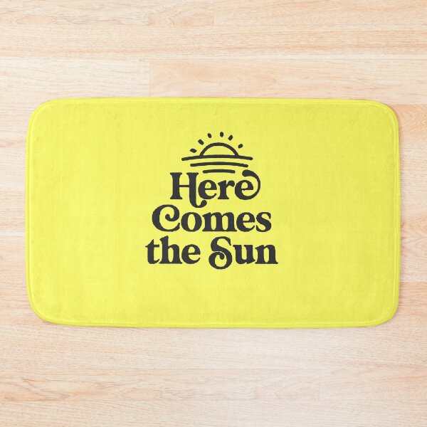 Item preview, Here Comes the Sun Print, Instand Download, Sun Art, Printable Wall Art Quote, Quote Wall Art, Orange Art, Printable Quote, Sunshine Art  designed and sold by FirSen.