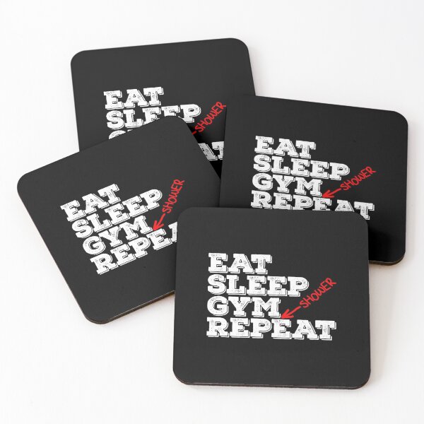 Item preview, Eat Sleep Gym Repeat designed and sold by Rooster Syndicate.