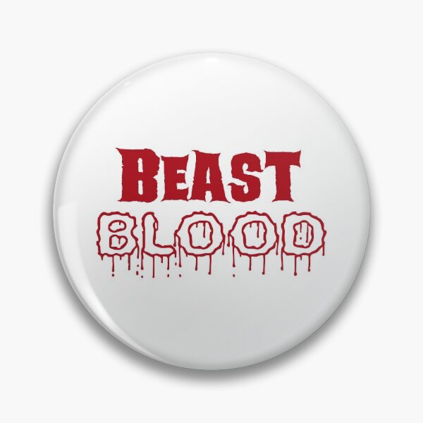 Item preview, Beast Blood Typography White designed and sold by rigisdesign.