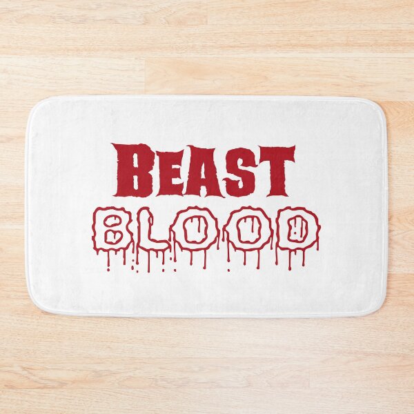 Item preview, Beast Blood Typography White designed and sold by rigisdesign.