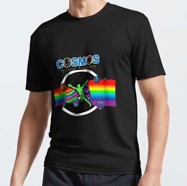 COSMOS: Navigator Travelogue - Electromagnetic Spectrum Pop 4 Active T-Shirt