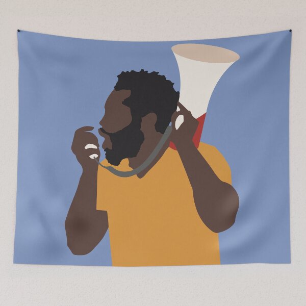 Item preview, Protest is Patriotism | Protestor with Bullhorn designed and sold by SLAG-Creative.
