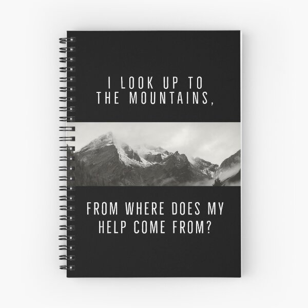 Item preview, I look up to the mountains, from where does my help come from?  designed and sold by Russell-John.