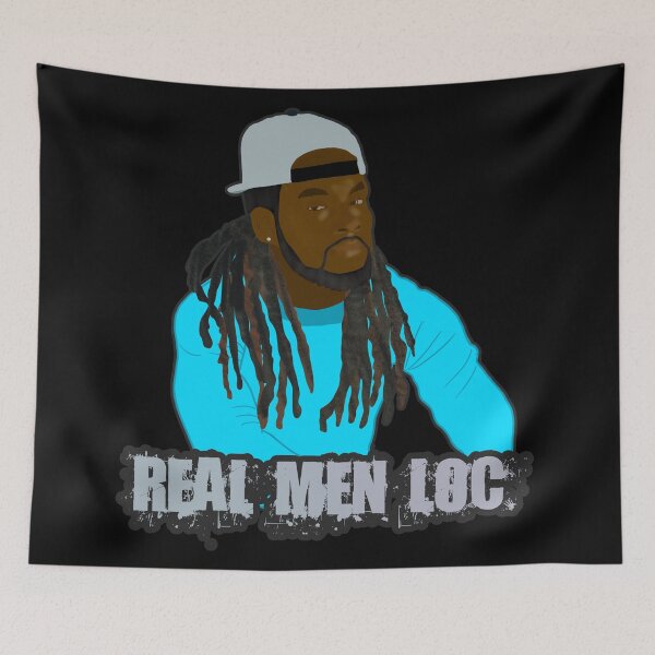 Item preview, Real Men Loc - African American Man With Dreadlocks / Locs designed and sold by blackartmatters.