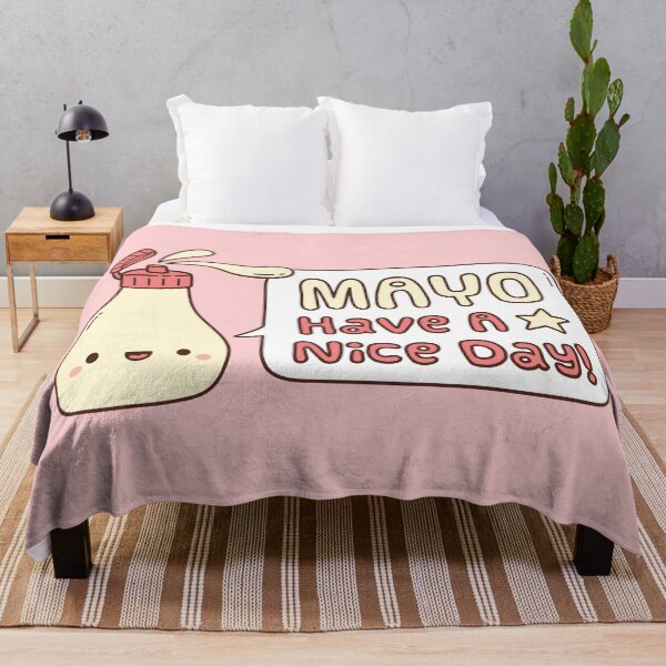 Item preview, Cute Mayo Have A Nice Day Pun Greeting designed and sold by rustydoodle.