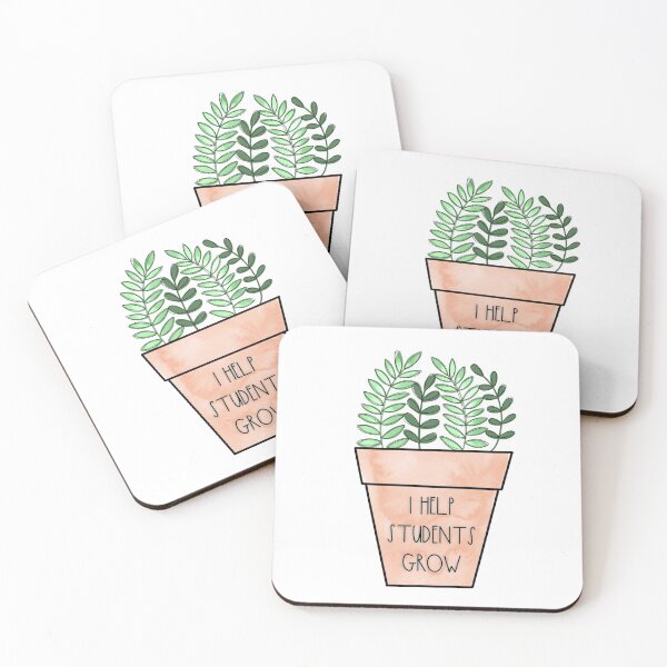 Item preview, I Help My Students Grow - Teacher Sticker designed and sold by tofumofo.
