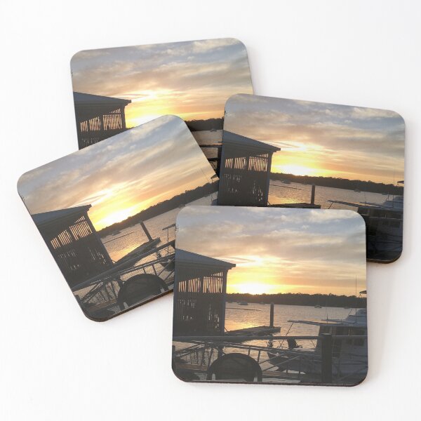 Item preview, Carlo Point Marina , Rainbow Beach Queensland  designed and sold by gillsart.