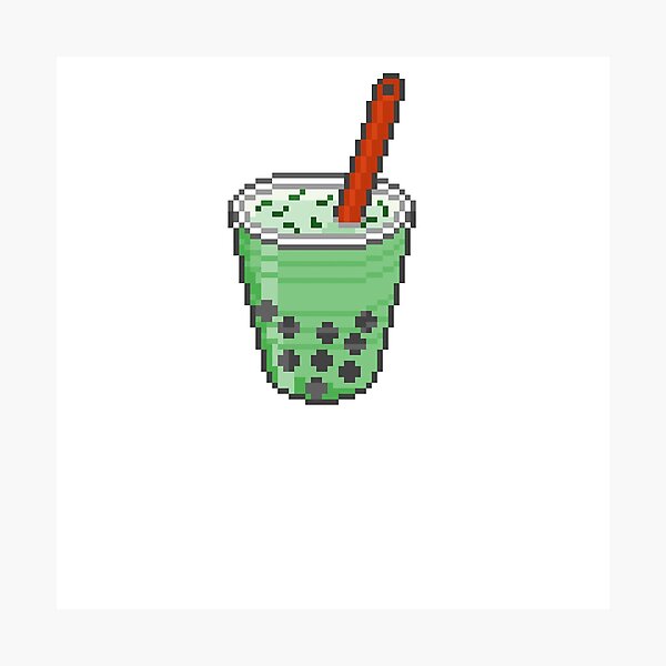 Aperçu de l'œuvre Matcha Boba créée et vendue par Elizabeth-Bal.
