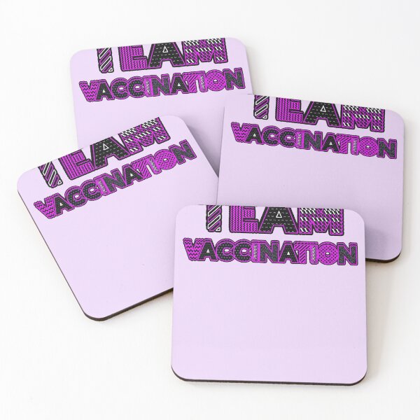 Item preview, TEAM VACCINATION - I SUPPORT EVERYONE BEING VACCINATED pink  designed and sold by Iskybibblle.
