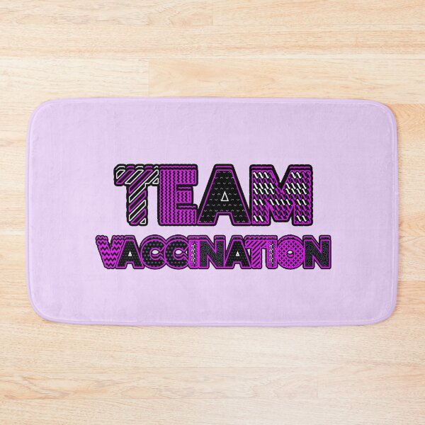 Item preview, TEAM VACCINATION - I SUPPORT EVERYONE BEING VACCINATED pink  designed and sold by Iskybibblle.