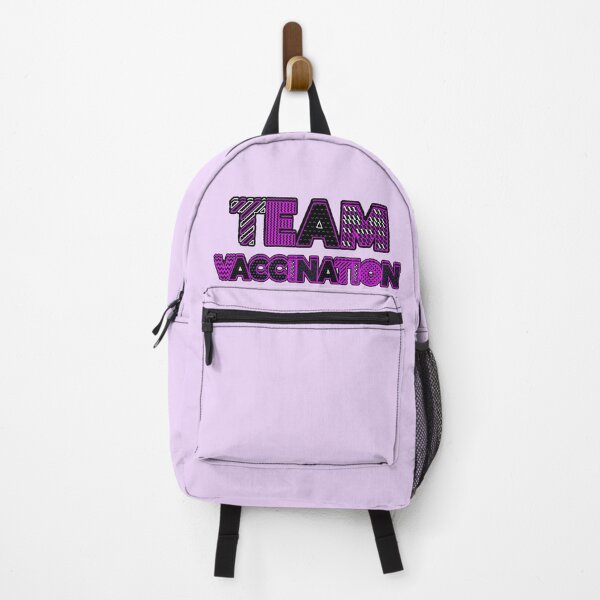 Item preview, TEAM VACCINATION - I SUPPORT EVERYONE BEING VACCINATED pink designed and sold by Iskybibblle.