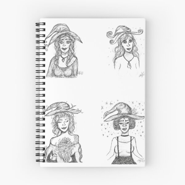 Item preview, Set of Witchy Sketches designed and sold by TheArtOfCJ.