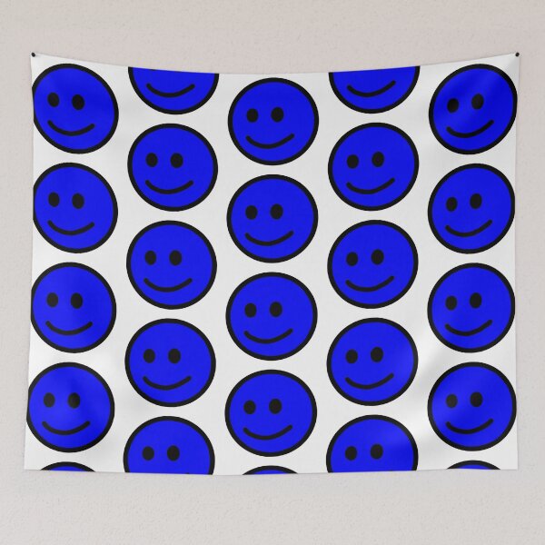 Item preview, Blue Smiley Face designed and sold by StarCap7.