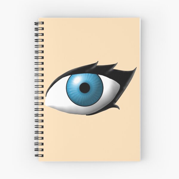 Item preview, Ojo azul estilo anime (tono de piel claro) designed and sold by RayRayViolet.