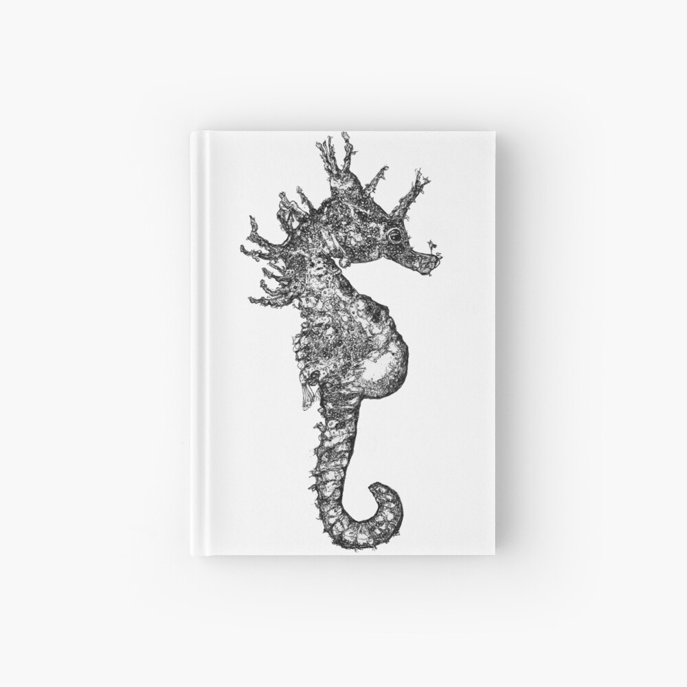 Dave the Seahorse Hardcover Journal