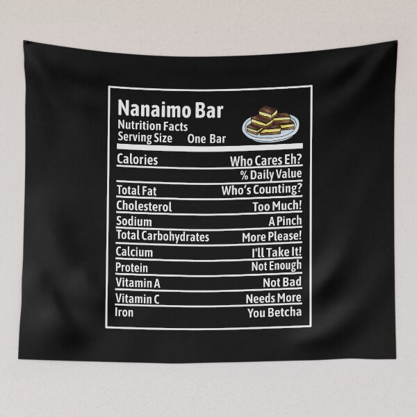 Item preview,  Nanaimo Bar Nutrition Facts designed and sold by Rhonda Hanrahan.