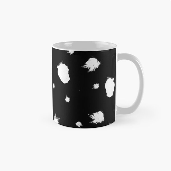 Aperçu de l'œuvre Coups de pinceau moderne noir blanc à la mode créée et vendue par GirlyTrend.