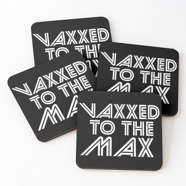 Item preview, VAXXED TO THE MAX- I GOT VACCINATED BLACK AND WHITE designed and sold by Iskybibblle.