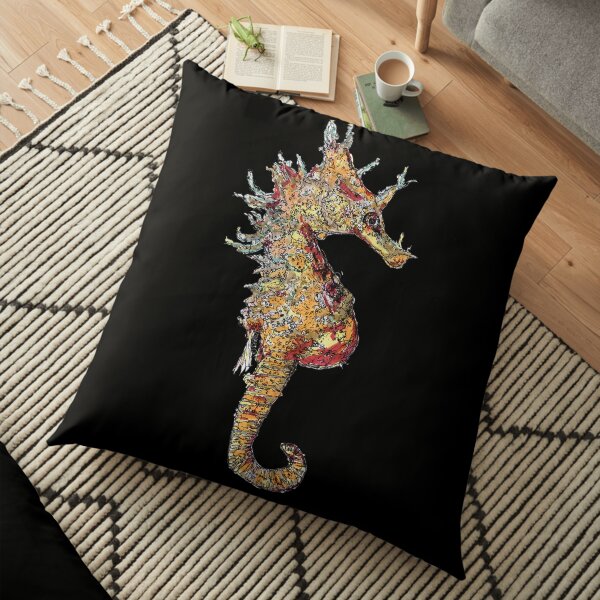 Di the Seahorse Floor Pillow