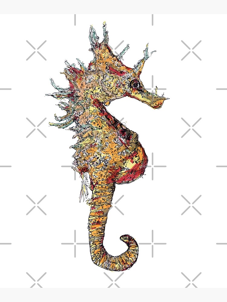Di the Seahorse by Wildcard-Sue