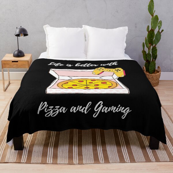 Item preview, Life Is Better With Pizza And Gaming designed and sold by Crafty-Mornings.