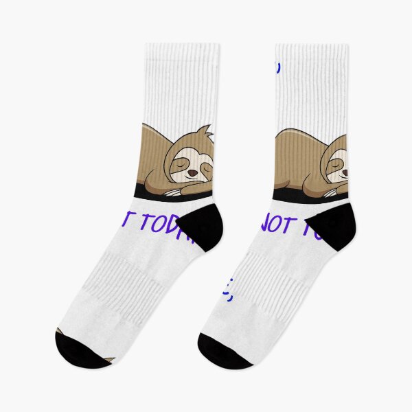 Item preview, Nope, not today Sleeping Sloth designed and sold by UncleStuScience.