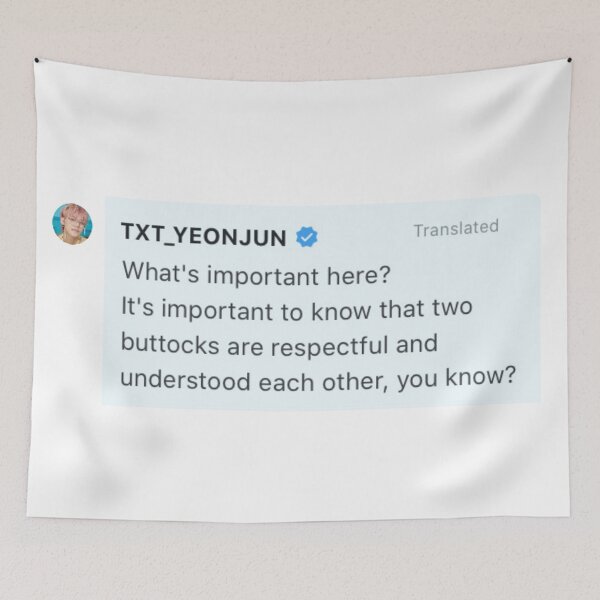 Item preview, TXT Yeonjun One or Two Butts Debate designed and sold by bardnbangtan.