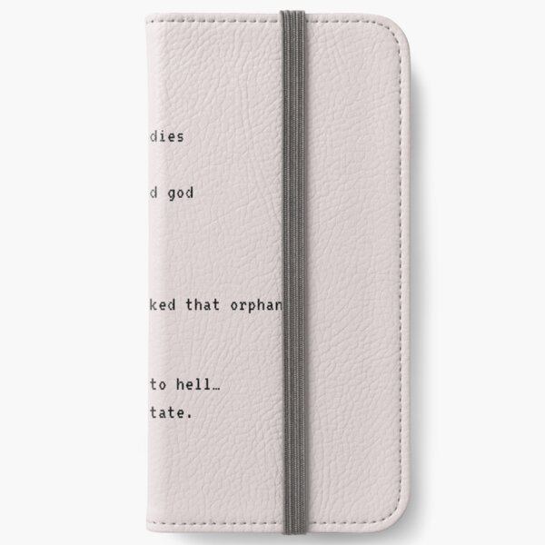 technoblade quotes iPhone Wallet
