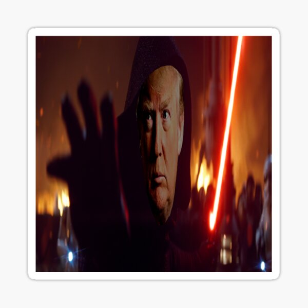 Vista previa del artículo con la obra «Kylo Trump», diseñado y vendido por Memetheman.