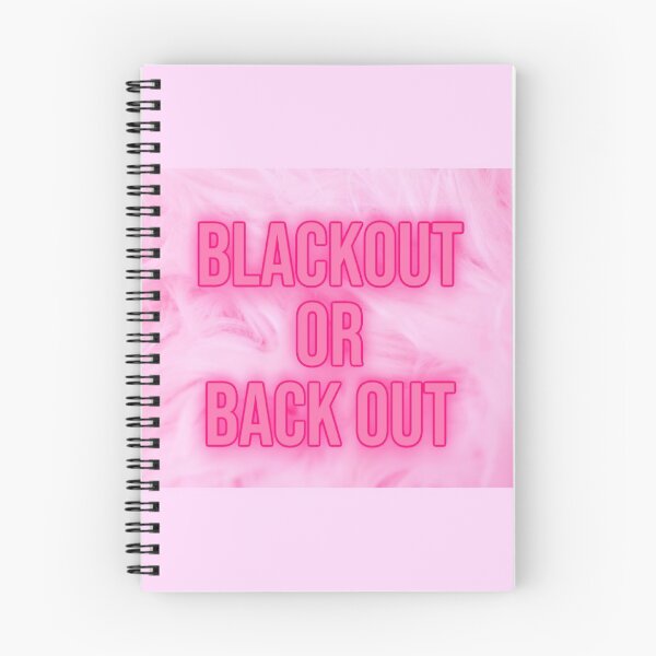 Item preview, blackout or back out - pink  designed and sold by Julia Santos.