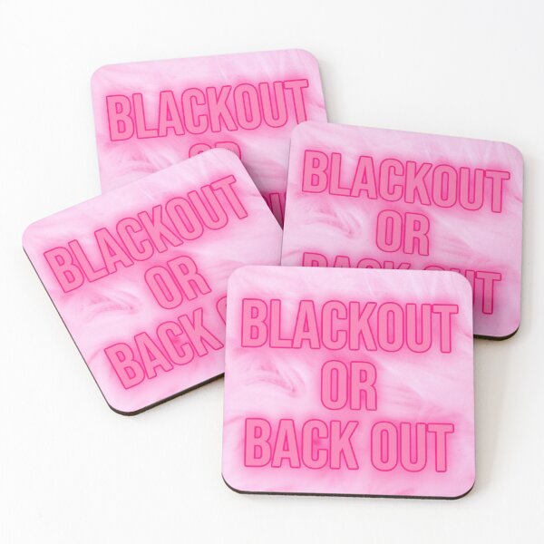 Item preview, blackout or back out - pink  designed and sold by Julia Santos.