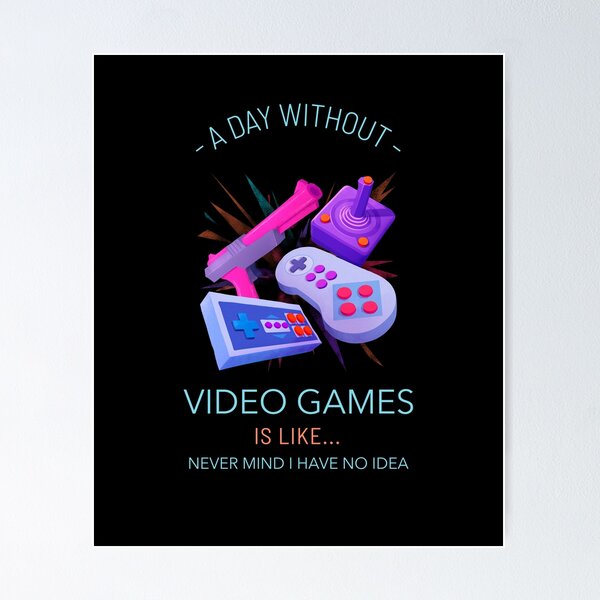 Item preview, A Day Without Video Games designed and sold by Crafty-Mornings.