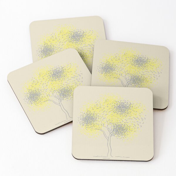 Item preview, Tree Bloom Spring Illuminating and Ultimate Gray Modern Art 2022/23 designed and sold by dreamofdenim.