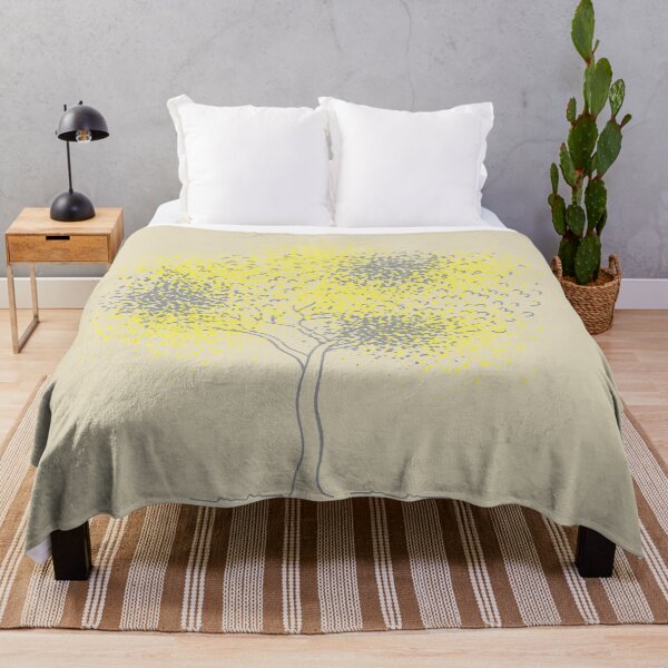 Item preview, Tree Bloom Spring Illuminating and Ultimate Gray Modern Art 2022/23 designed and sold by dreamofdenim.
