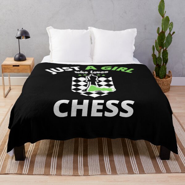 Item preview, Just A Girl Who Loves Chess designed and sold by ModkMerch.