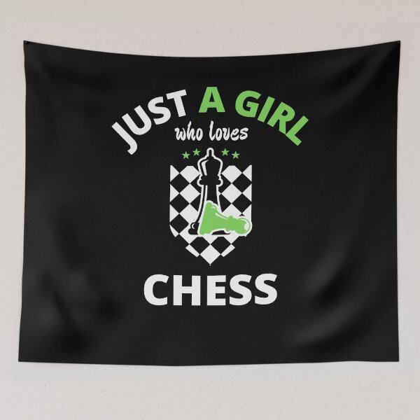 Item preview, Just A Girl Who Loves Chess designed and sold by ModkMerch.