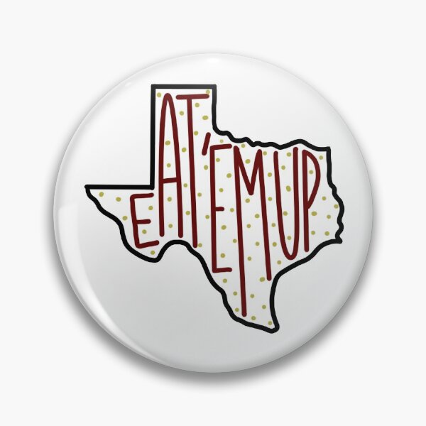 Item preview, Eat em up Texas outline designed and sold by madelinestur.