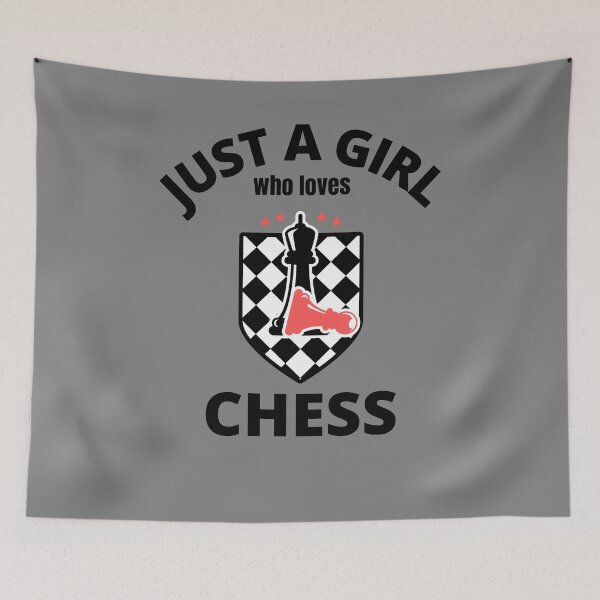Item preview, Just A Girl Who Loves Chess designed and sold by ModkMerch.