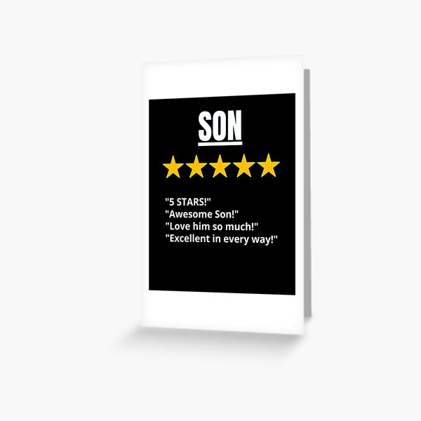 Item preview, son gift 5 star    designed and sold by BlessItAllTees.