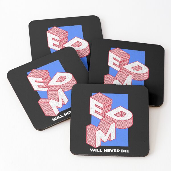 Item preview, EDM Will Never Die designed and sold by Six Deers.