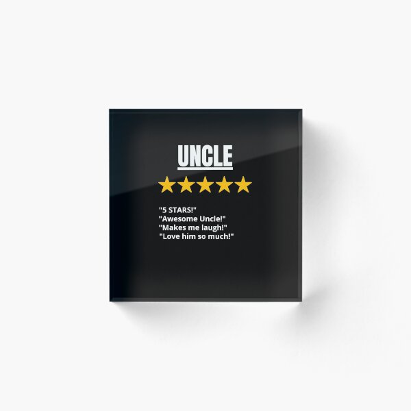 Aperçu de l'œuvre oncle cadeau 5 étoiles créée et vendue par BlessItAllTees.