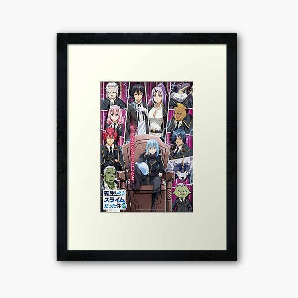 The time I got reincarnated as a slime season 2 Framed Art Print