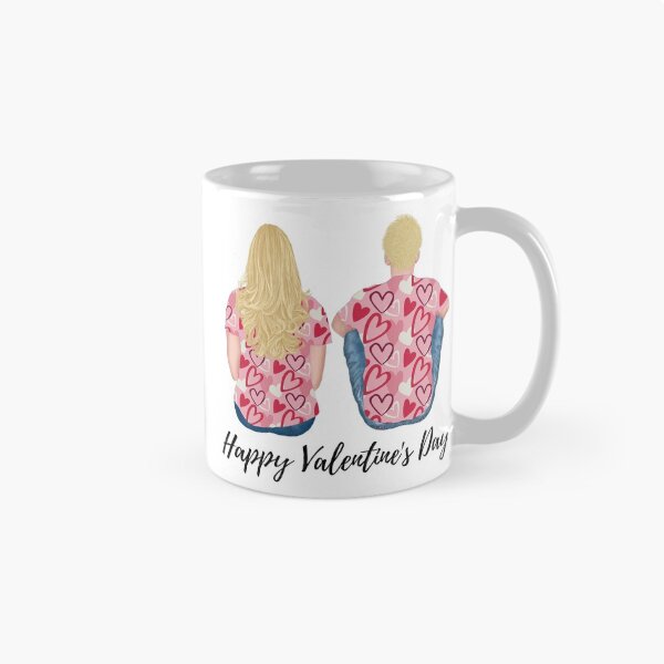 Aperçu de l'œuvre personnaliser couple heureux saint valentin créée et vendue par atevern.