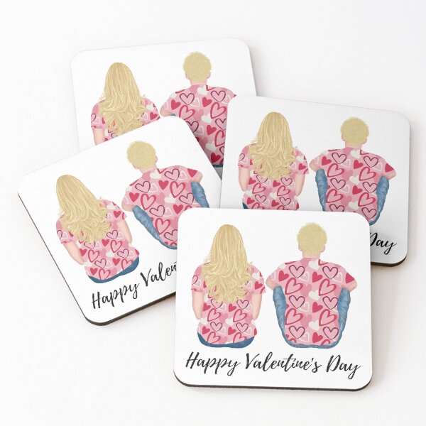 Item preview, personalize couple happy valentine's day designed and sold by atevern.