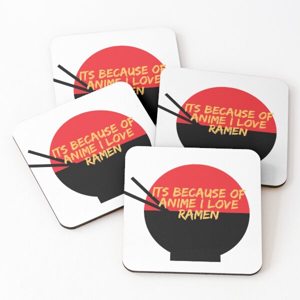 Item preview, ITS BECAUSE OF ANIME I LOVE RAMEN designed and sold by trone86.