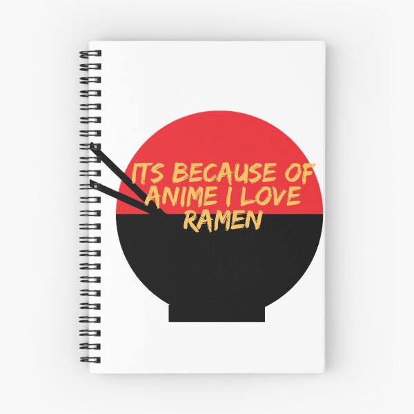 Item preview, ITS BECAUSE OF ANIME I LOVE RAMEN designed and sold by trone86.