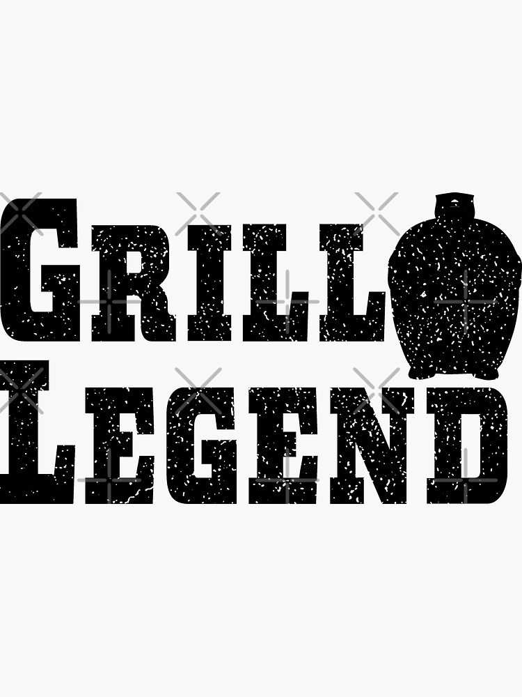 Grill Legend Kamado Style Bbq Grill Gift Pitmaster Gift Sticker For Sale By Jaskei